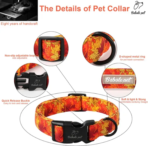 Vista 412 de Collar para perros del 4 de julio, collares patrióticos azules para cachorros y perros pequeños, ligero y ajustable 1776 collares para cachorros
