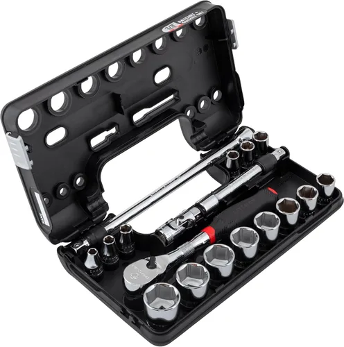 Vista 11 de Juego de llaves CRAFTSMAN V-SERIES, poco profundo MM, accionamiento de 3/8 pulgadas, 18 piezas (CMMT45753V)