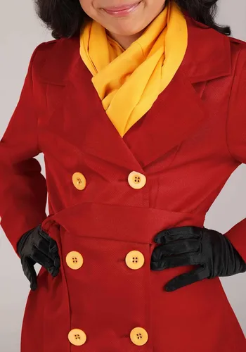Vista 5 de Disfraz de Carmen Sandiego para niños Disfraces de programas de TV