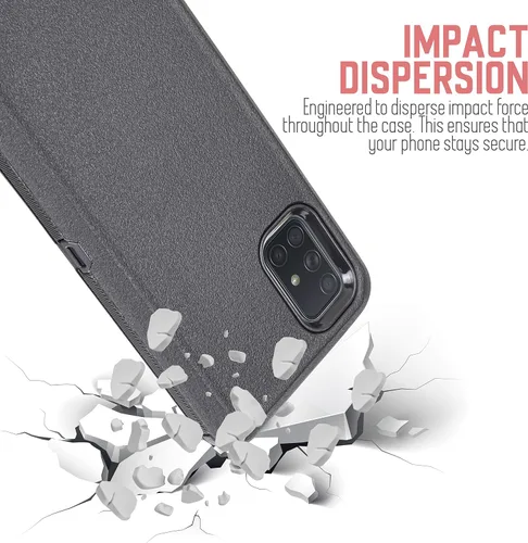 Vista 7 de Funda para Samsung Galaxy A51 con clip para cinturón, funda resistente a prueba de golpes [protector de pantalla integrado] compatible con fundas