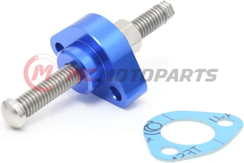 Vista 2 de MC MOTOPARTS Tensor de cadena manual HP ajustable CNC compatible con CBR600 F3 1996-1998 1997 (azul)