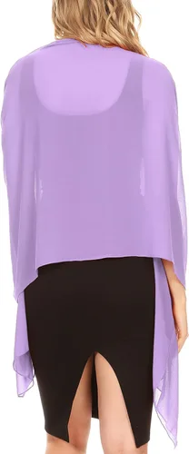 Vista 2 de Sakkas Jona - Bufanda de gasa suave y transparente para mujer