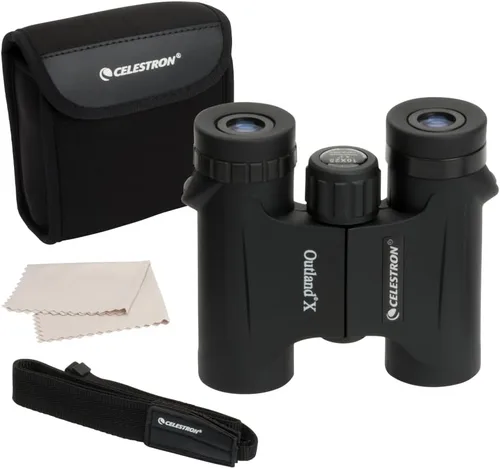 Vista 10 de Celestron Outland X Binoculares, color negro
