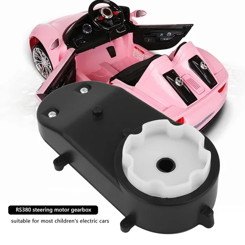 Vista 4 de SEIWEI Motor eléctrico 550/RS390 6/12V 8000-30000RPM con caja de engranajes para niños paseo en coche, SUV, pieza juguetes accesorios