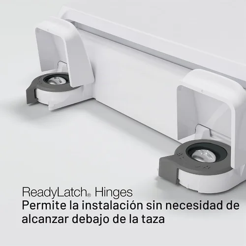 Vista 5 de KOHLER 4639-RL-0 Cachet ReadyLatch Asiento de inodoro redondo con cierre suave, color blanco