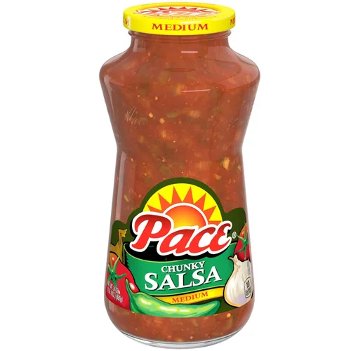 Vista 14 de Pace Salsa mediana gruesa con bajo contenido de sodio, tarro de 16 onzas