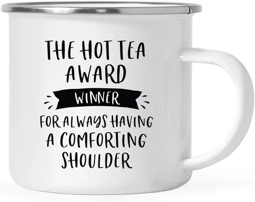 Vista 29 de Andaz Press Taza de café de acero inoxidable de 11 onzas con diseño de fogata, regalo divertido para compañero de trabajo, ganador del premio