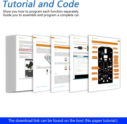Vista 6 de Freenove Kit de coche 4WD para Raspberry Pi Pico (incluido) (compatible con Arduino IDE), expresiones de matriz de puntos, prevención de obstáculos