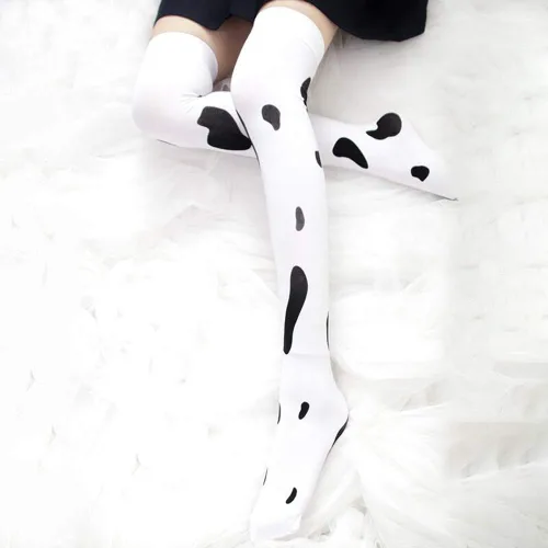 Vista 7 de Disfraz de cosplay de anime sexy mini vaca bikini conjunto de lencería de sirvienta, traje de baño de leopardo leche dálmata