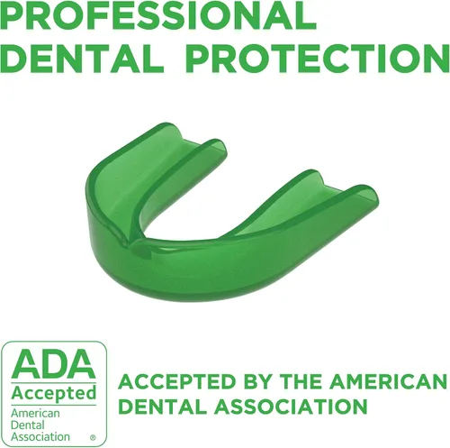 Vista 4 de Protector bucal deportivo Delta Dental - Aceptado por la ADA - 2 veces la absorción de impacto - Funciona con brackets - Aqua 2X impact absorption