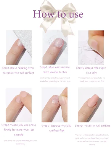 Vista 7 de Uñas postizas cuadradas rosadas brillantes a presión en los dedos de los pies, uñas cortas SWEKKE acrílicas para dedos de los pies, color rosa liso