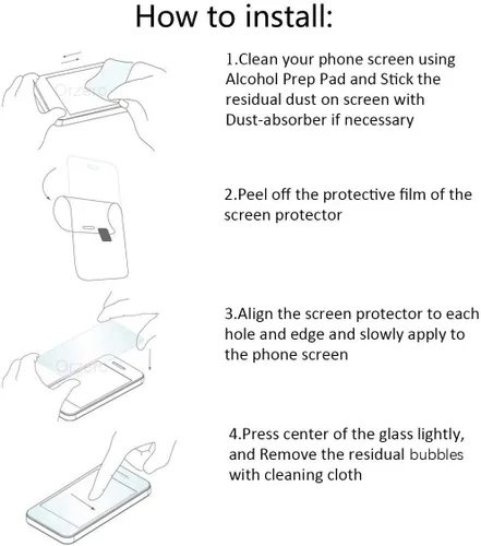 Vista 6 de Orzero Paquete de 2 protectores de pantalla de vidrio templado compatibles con Samsung Galaxy Z Fold 3 5G (no para Z Flip 3 5G), versión más pequeña