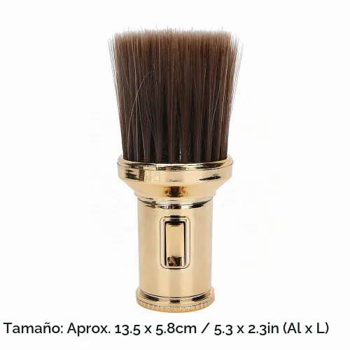 Vista 7 de Cepillo de plumero de cuello de peluquería, cepillo multifuncional para barrer de cabello roto cepillo de plumero para el cuello, cepillo de afeitar