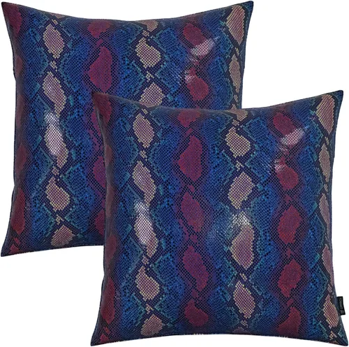 Vista 30 de Funda de almohada de piel de cordero – Funda de cojín para sofá – Fundas decorativas para sala de estar o dormitorio, 14 x 14 pulgadas – Negro