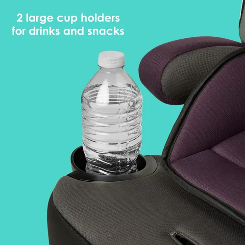 Vista 14 de Baby Trend Hybrid SI 3 en 1 - Asiento de coche con refuerzo de combinación con protección contra impactos laterales, Dash Orchid