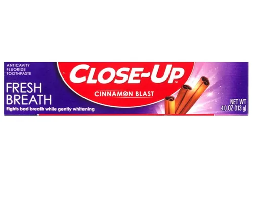 Vista 4 de Close-Up Pasta de dientes con flúor, gel rojo refrescante 4 oz