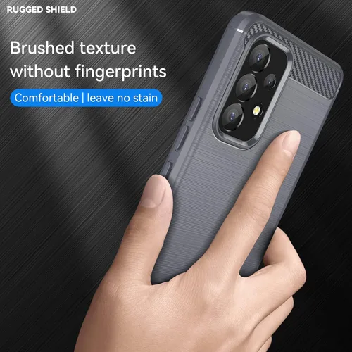 Vista 7 de M MAIKEZI Funda para Samsung A53 5G, funda para Galaxy A53 5G, con protector de pantalla HD, absorción de golpes flexible de TPU parachoques de goma