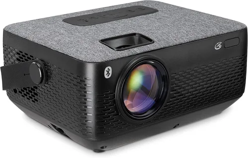 Vista 5 de GPX Mini proyector con Bluetooth, puertos USB y SD, incluye control remoto (PJ609B), negro