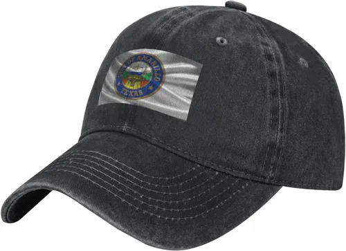 Vista 2 de Amarillo Texas Seal Baseball Cap for Men Women Hats Adjustable Dad Hat Cotton Caps