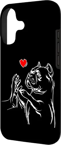 Vista 2 de American Bully Love Cute Pitbull Dog Mom Funny Girls Case for iPhone 17