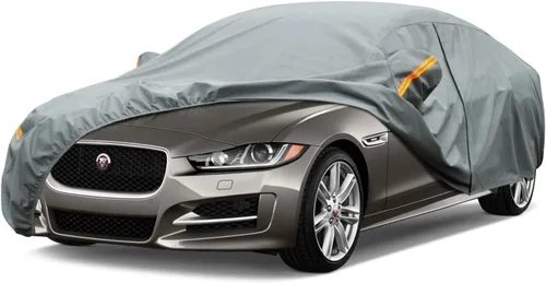 Vista 113 de Kayme Funda de Coche de Servicio Pesado Impermeable para Todo Tipo de Clima, Ajuste Personalizado para Tesla Model S, Cubierta Exterior Completa