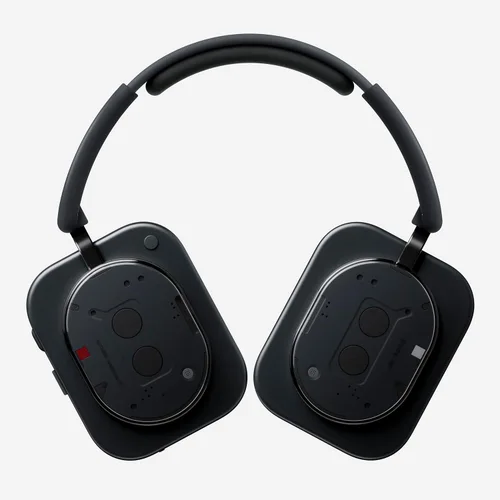 Vista 7 de Nothing Auriculares (1) Auriculares híbridos con cancelación activa de ruido, auriculares inalámbricos sobre la oreja con 6 micrófonos, 80 horas
