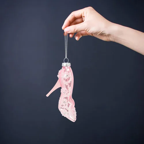 Vista 2 de 1 par de colgantes de tacón alto para el día de San Valentín, adorno colgante ligero para zapatos, decoración reutilizable de tacón alto