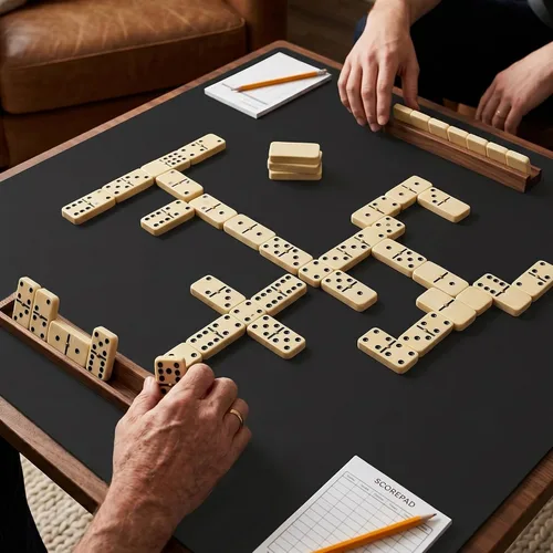 Vista 8 de GSE Games & Sports Expert Alfombra de juego antideslizante de goma de 32 x 32 pulgadas, alfombrilla de mesa para Mahjong, dominó, cartas de póker
