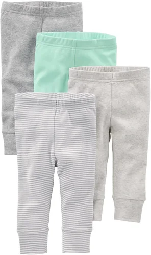 Vista 10 de Simple Joys by Carter's - Pantalones de forro polar para bebé, paquete de 4
