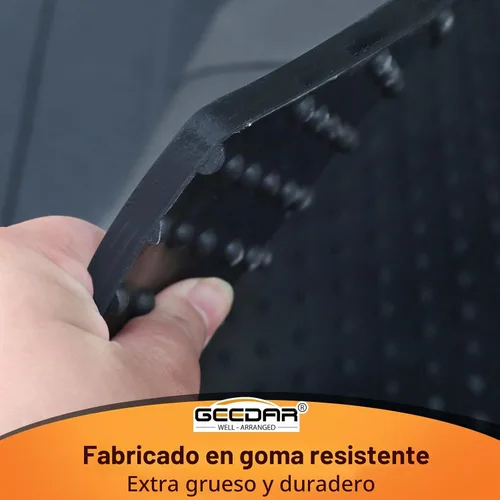 Vista 4 de GEEDAR Alfombrilla de Goma para Cama de Servicio Pesado para Chevy Silverado/GMC Sierra 1500 2019-2026, Accesorios para Cama de Vehículo de 5'8