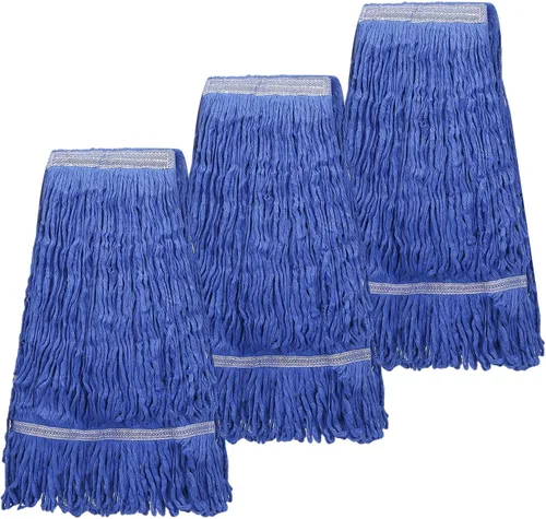 Vista 7 de General Cleaning Mop - Repuesto comercial resistente, cabezal de trapeador de alta resistencia, repuesto comercial, repuesto de cabezal de hilo