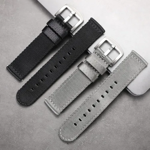 Vista 6 de WOUKUP Correa de reloj de nailon militar de liberación rápida de alta calidad, material de cinturón de seguridad, correa de reloj de 0.709in