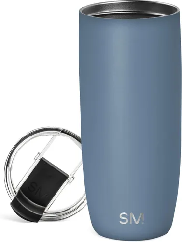 Vista 26 de Simple Modern Taza de café de viaje Tumbler con tapa abatible Reutilizable, aislada, de acero inoxidable, taza de café helado Cold Brew, termo