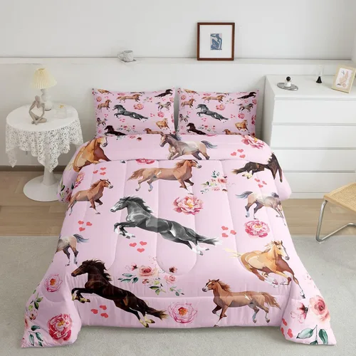 Vista 9 de Erosebridal - Juego de edredón individual para niños con diseño de béisbol y sóftbol, juego de cama deportivo acolchado para niños, edredón