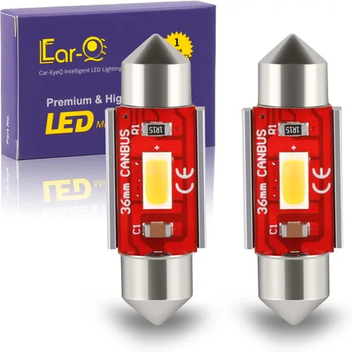 Vista 17 de Focos LED Festoon DE3175 DE3021 de 1.220 in, mapa interior, cúpula, maletero, luces de lectura, blanco de 6000 K, DE3022 3022 3021, 480 lúmenes
