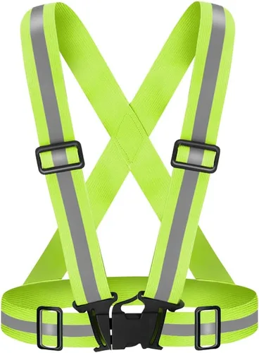 Vista 14 de High Visibility Reflective Vest Safety Vest Running Reflective Gear Adjustable Reflective Vest for Walking,Jogging,Hiking,Night Cycling