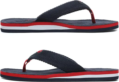 Vista 4 de Quickshark Sandalias de cuero para hombre, con soporte de arco, para playa