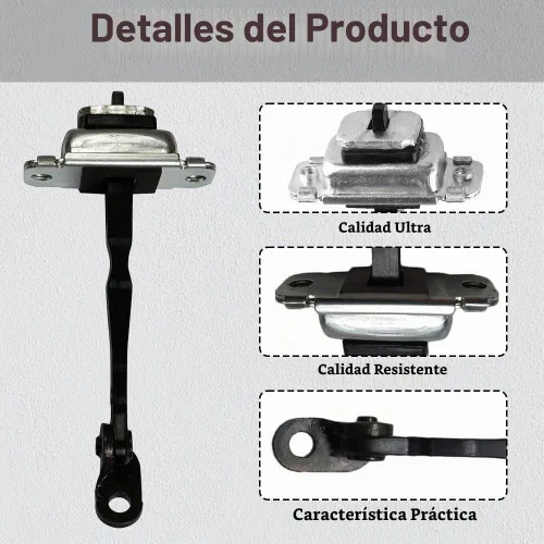 Vista 5 de 79380-2E000 - Tope para puerta delantera de automóvil, compatible con Hyundai Tucson de 5 puertas SUV 2005-2014, correa de tope de puerta