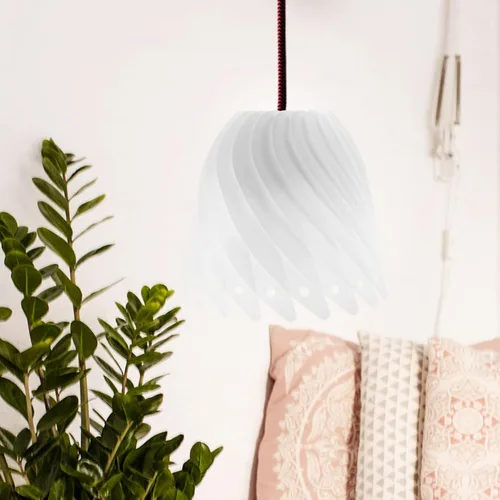 Vista 9 de Pantalla de lámpara de plástico para mesa y suelo, pantalla pequeña para dormitorio, sala de estar