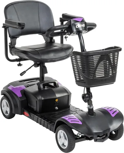 Vista 8 de Drive Medical Scout - Vespa compacta del poder del viaje, diseño de 4 ruedas El scooter compacto de viaje ofrece un diseño ligero de 4 ruedas