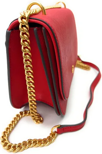 Vista 5 de Tory Burch Emerson - Bolso de hombro ajustable con solapa (berry), Bearberry