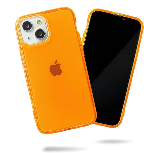 Vista 47 de SteepLab Neon Highlighter - Funda para iPhone 12 Pro Max, funda Grippy Jelly con bolsillos protectores de aire (amarillo neón llamativo)
