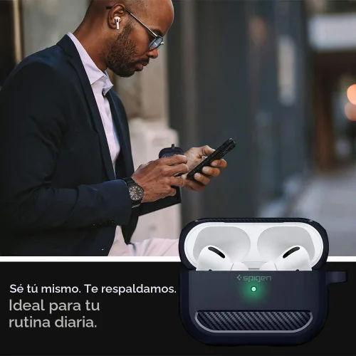 Vista 3 de Spigen Funda resistente diseñada para AirPods Pro (2019)