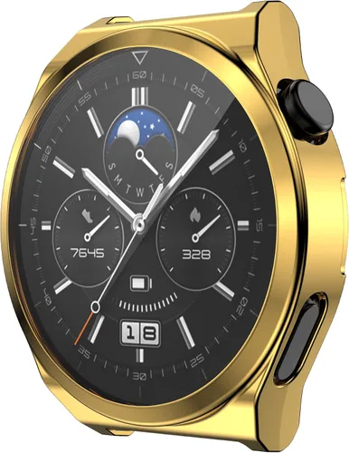Vista 5 de Funda protectora de pantalla compatible con Huawei Watch GT3 Pro de 1.693 in y 1.811 in, cubierta completa de TPU suave, resistente a los arañazos