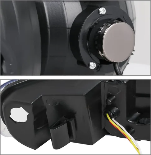Vista 11 de M-AUTO Switchback - Tiras LED DRL para faros con 2 pares de bombillas preensambladas de 6000K compatibles con 01 GMC Sierra C3, 02-06 Sierra 1500