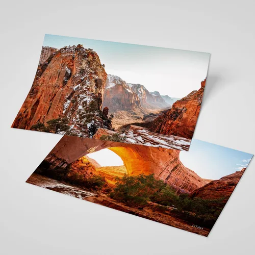 Vista 5 de Paquete de 20 postales de paisaje vintage de Estados Unidos de Utah, postales de todo el mundo, tarjetas de felicitación para viajes de negocios