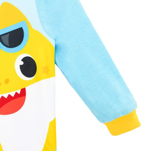 Vista 4 de Nickelodeon Baby Shark - Pijama con pies para niños pequeños
