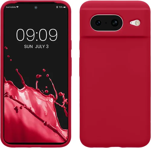 Vista 61 de kwmobile Funda compatible con Google Pixel 7 - Funda de silicona TPU con acabado suave - Piedra antigua