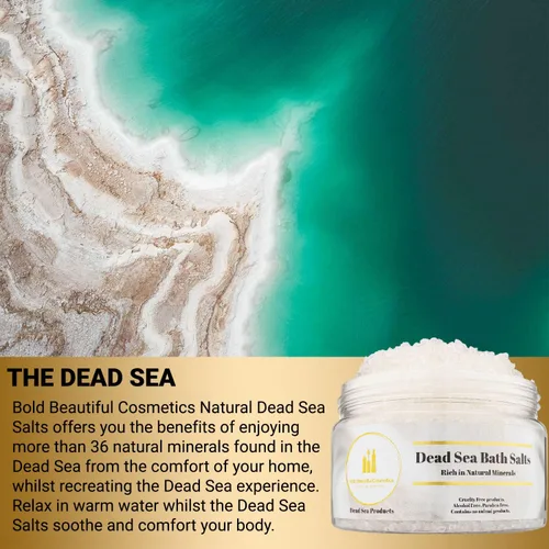 Vista 7 de Bold Beautiful Cosmetics - Sal de baño del mar muerto y remojo de pies por Bold Beautiful Cosmetics Natural Skin Rejuvenecimiento de la piel