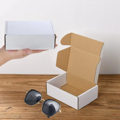 Vista 4 de Corrugated Mailer,Cajas de Envío de Cartón Pequeñas (6" x 4" x 2")